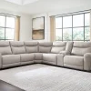 Gravier 5-Piece Power Reclining Sectional with Power Armless Recliner
