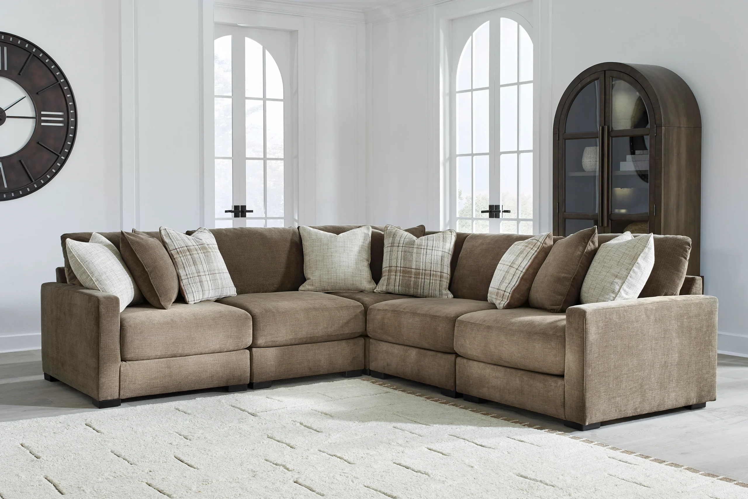 Ashley Camellia-Court 5-Piece Sectional