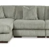 Lindyn 3-Piece Fog Sectional with Chaise