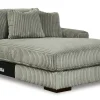 Lindyn 3-Piece Fog Sectional with Chaise