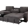 Amir 2-Piece Sectional with Sofa Bed