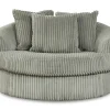 Lindyn Oversized Swivel Accent Chair