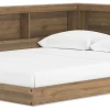 Deanlow Bookcase Storage Bed