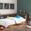 Deanlow Bookcase Storage Bed