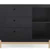 Poppy 3 Drawer Dresser with Cubbies
