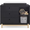 Poppy 3 Drawer Dresser with Cubbies