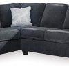 Altari 2-Piece Slate Sleeper Sectional with Chaise