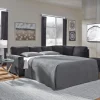 Altari 2-Piece Slate Sleeper Sectional with Chaise