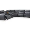 ModZ 6-Piece Power Reclining Sectional with Audio Console
