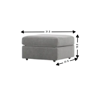 Modular One Bumper Ottoman