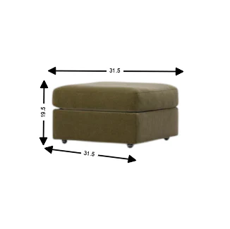 Modular One Bumper Ottoman