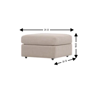 Modular One Bumper Ottoman
