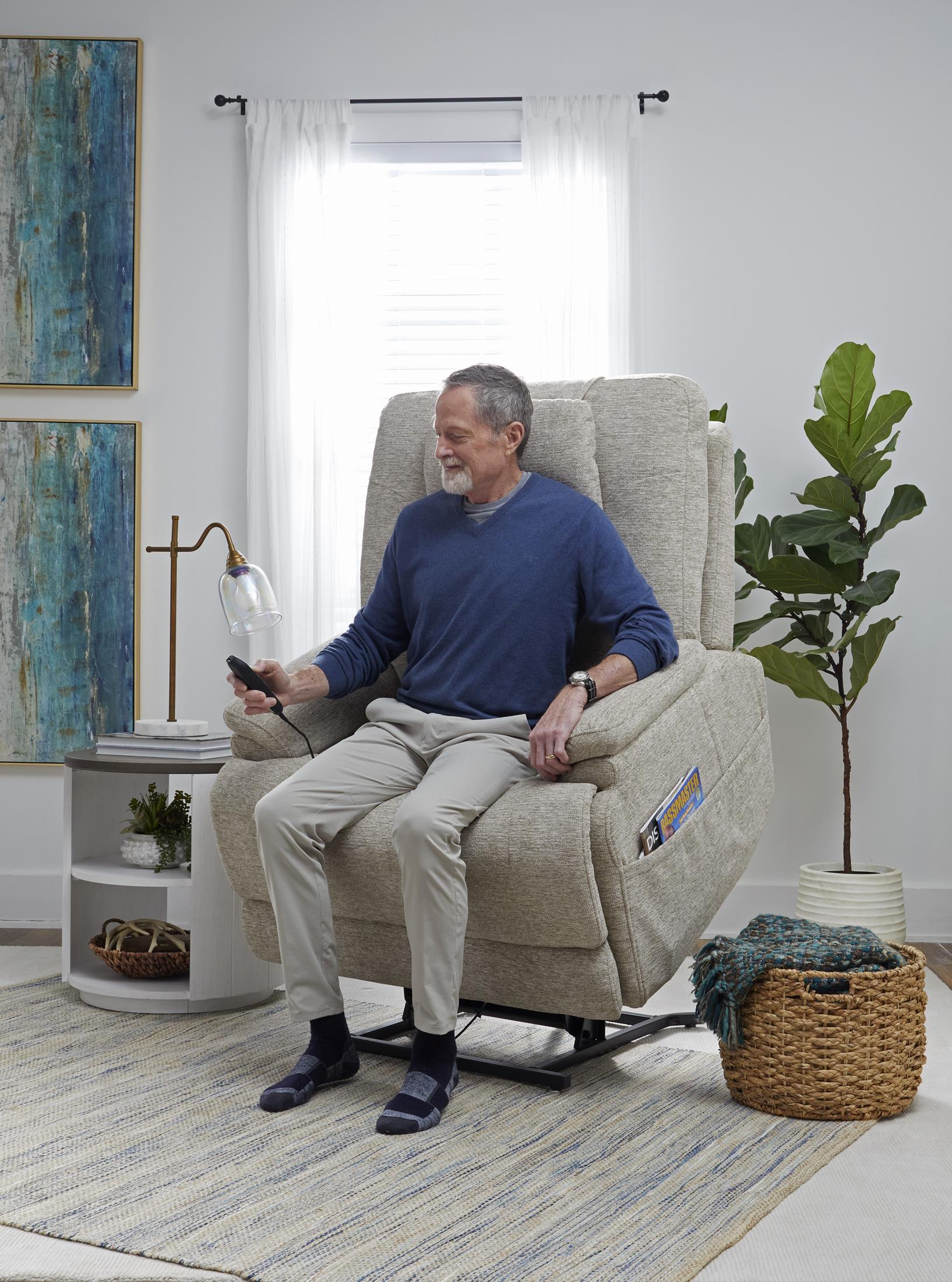 Zecliner Model 2 Plus Power Lift Recliner with Heat and Massage