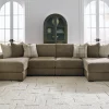 Ashley Camellia-Court 4-Piece Double Chaise Sectional