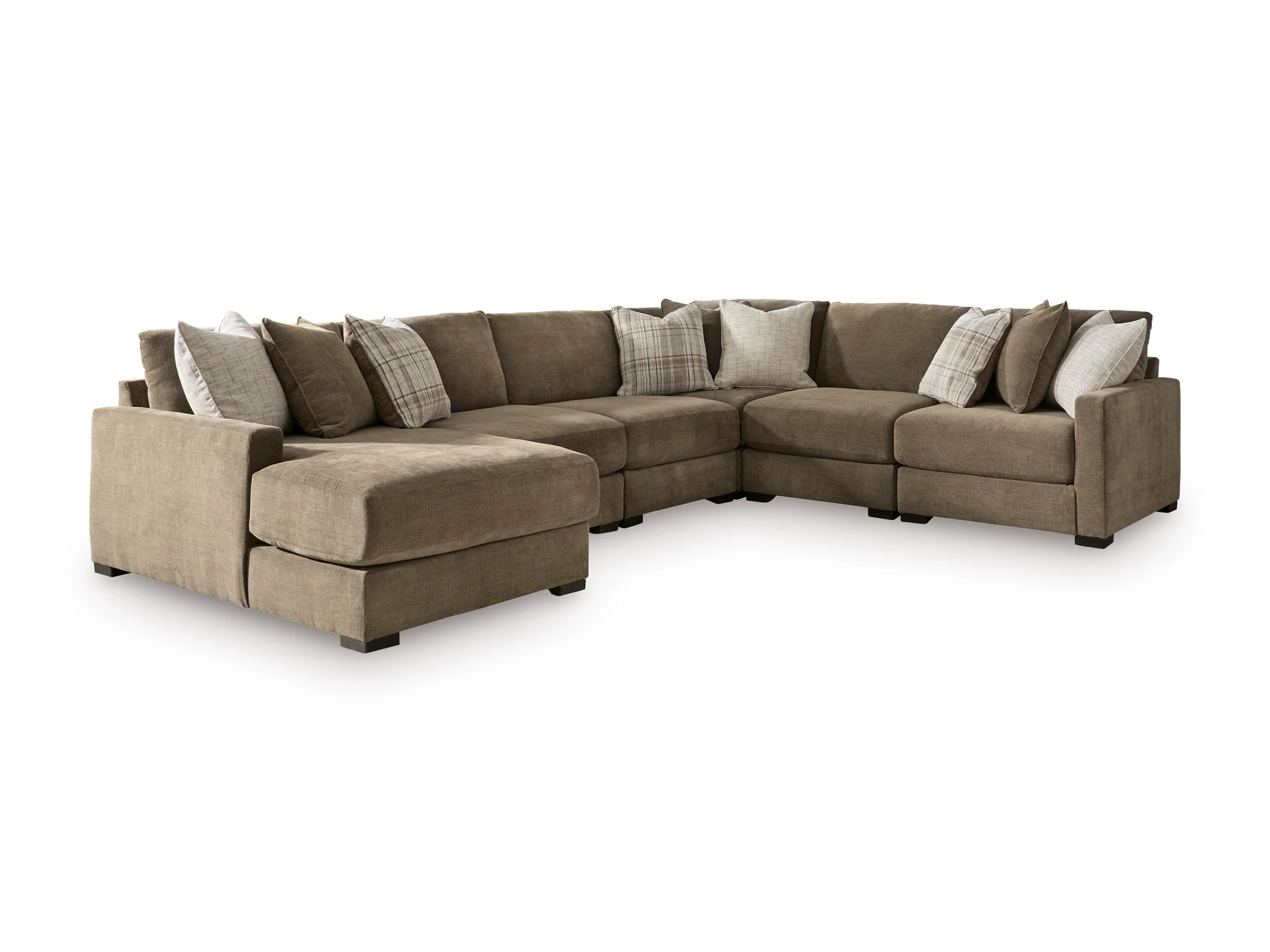 Ashley Camellia-Court 6-Piece Sectional with Chaise