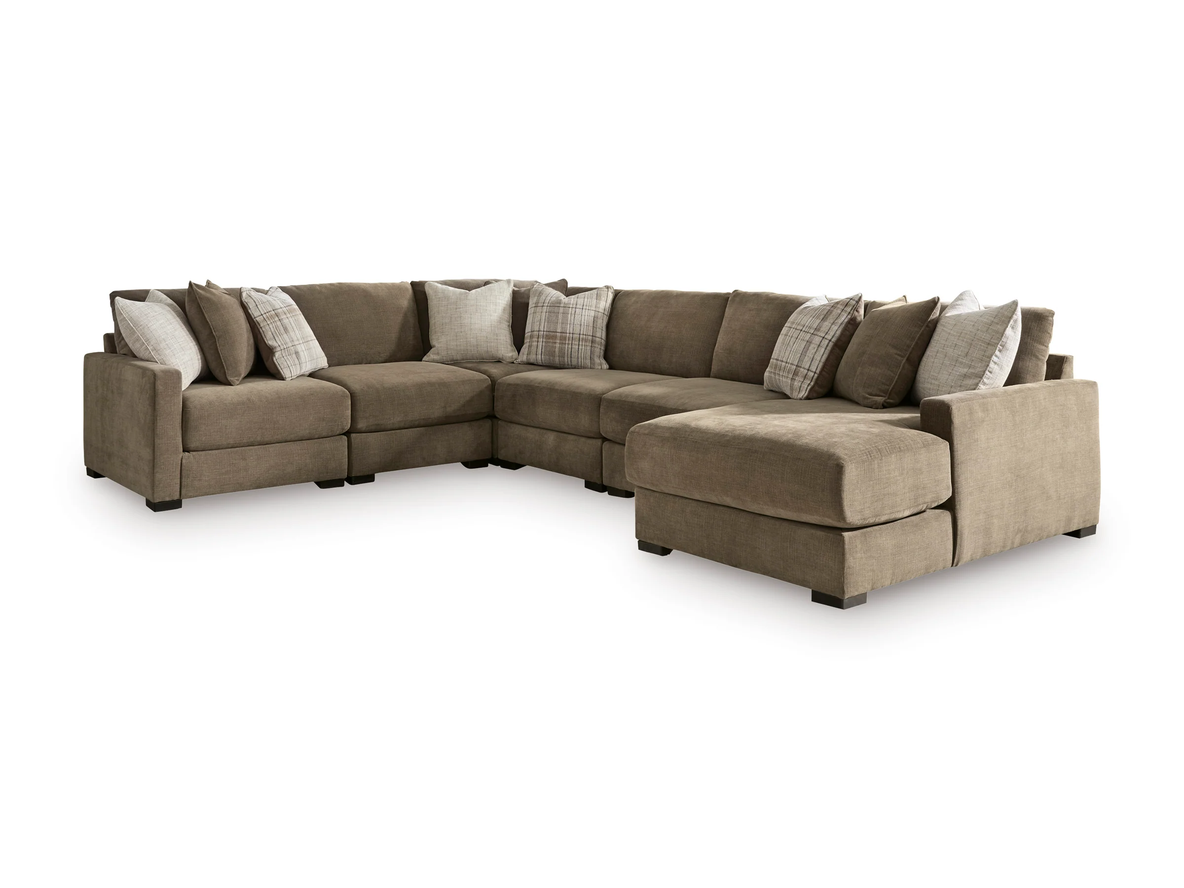 Ashley Camellia-Court 6-Piece Sectional with Chaise