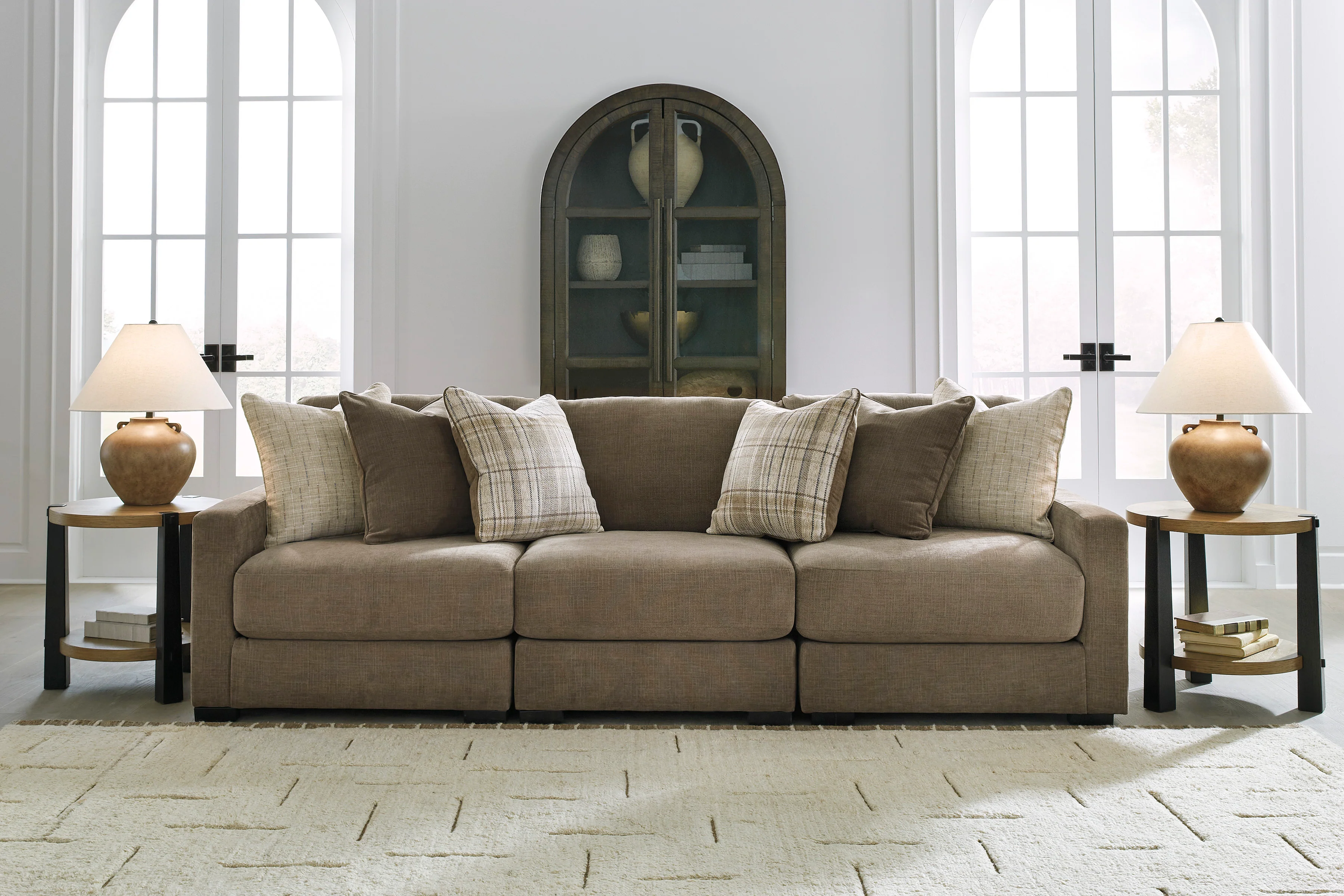 Ashley Camellia-Court 3-Piece Sectional Sofa