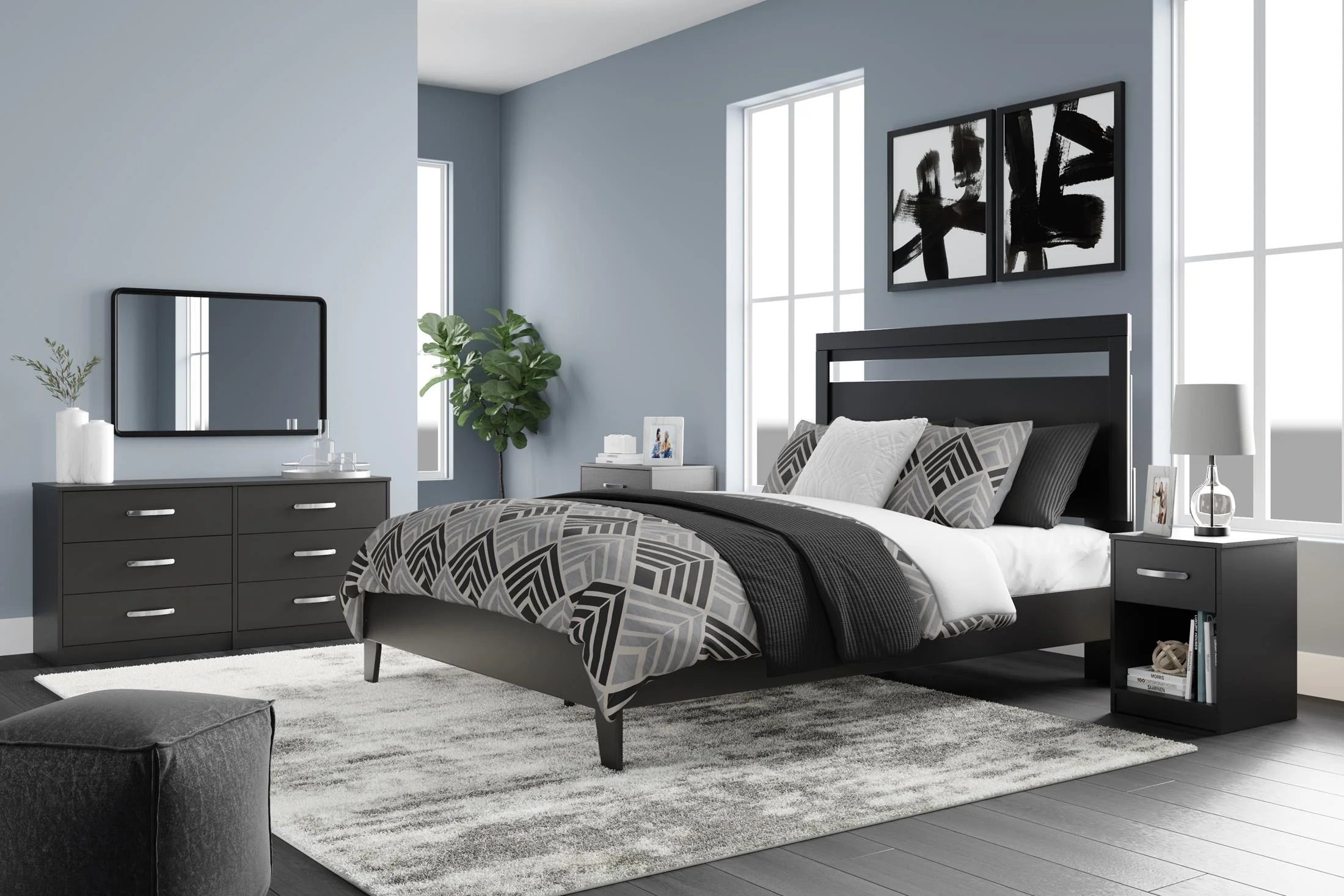 Ashley Finch 6 Drawer Dresser