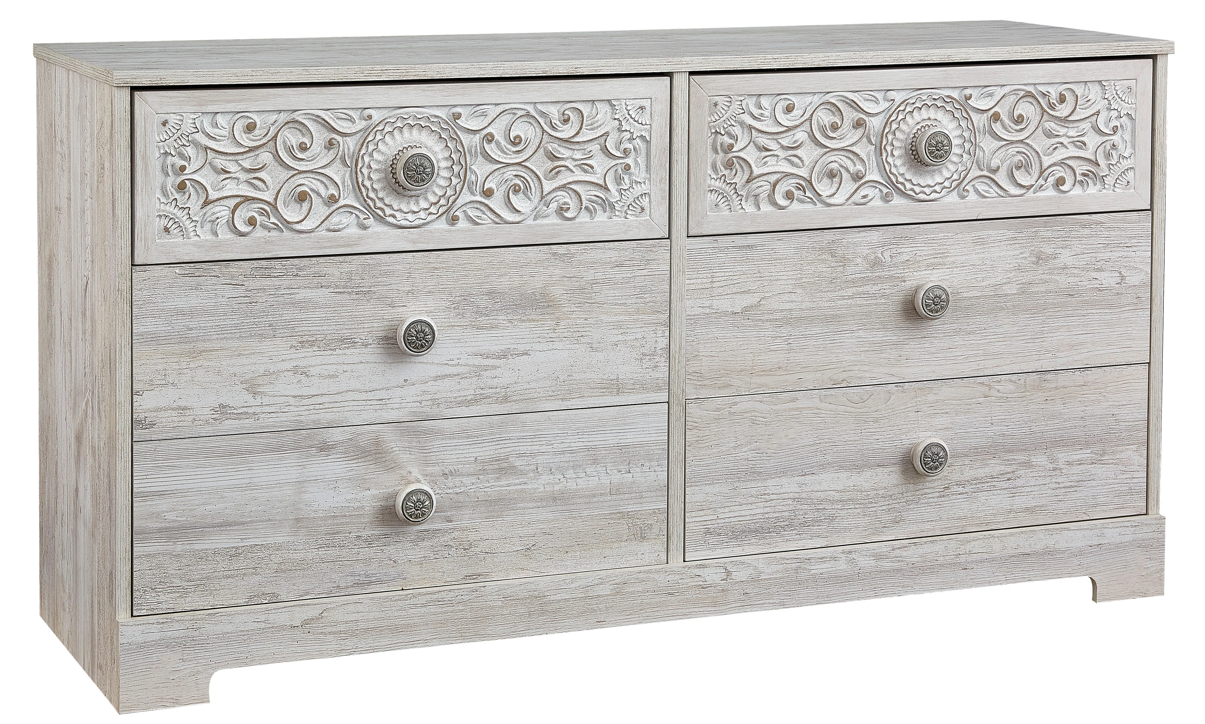 Paxberry 6 Drawer 53" Dresser