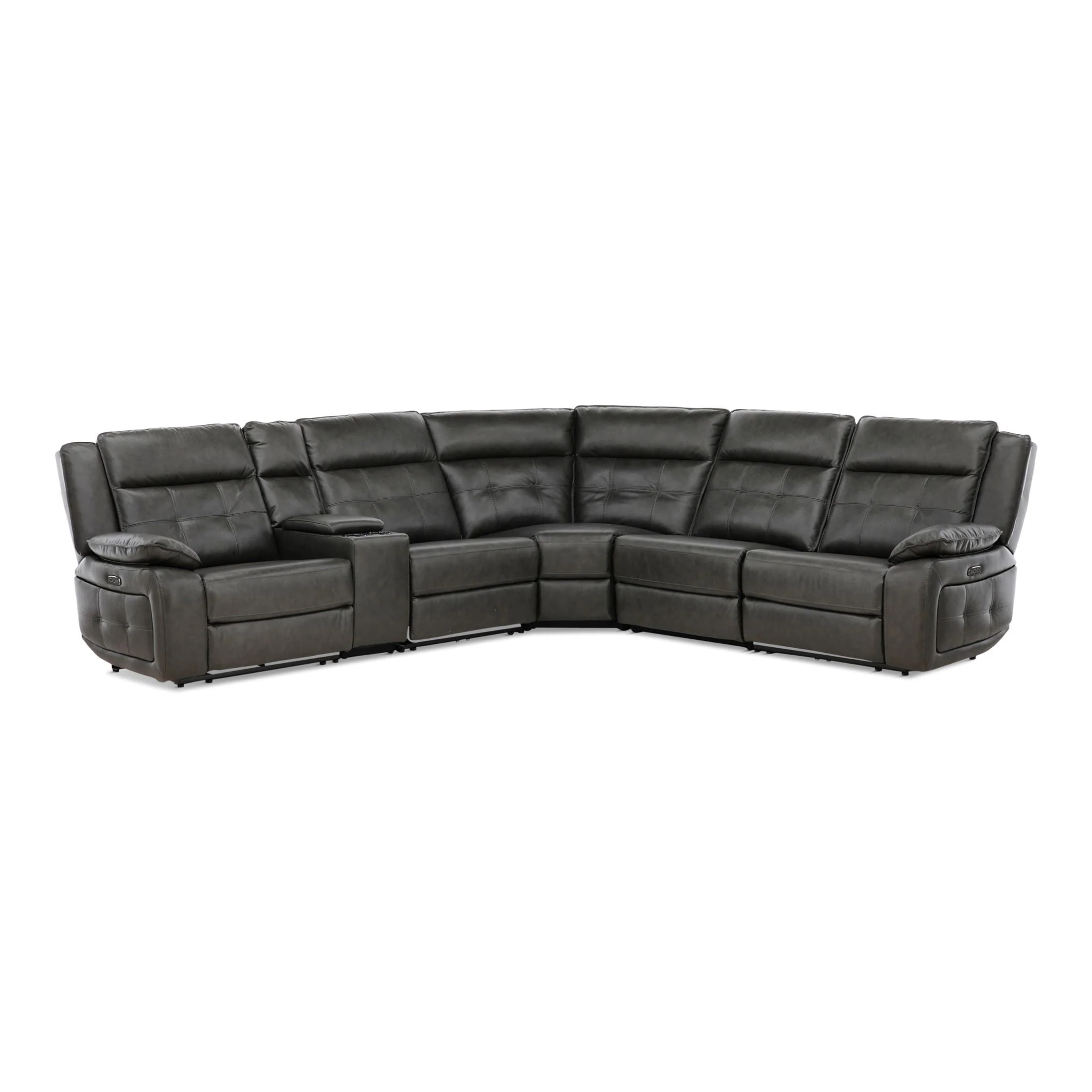 Afton 6-Piece Power Reclining Sectional