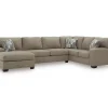 Newellen 3-Piece Left-Facing Sectional with Chaise