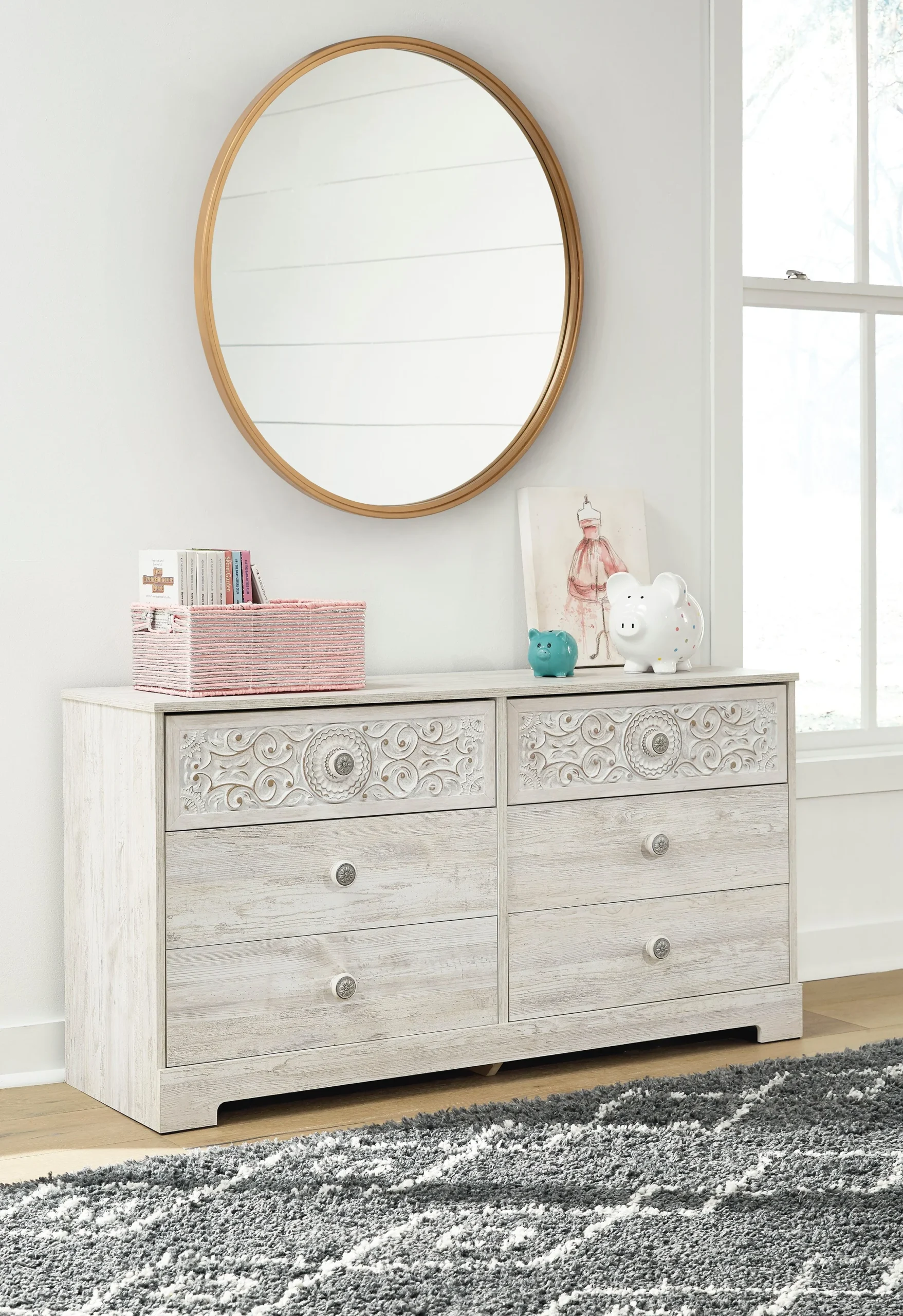 Ashley Paxberry 6 Drawer 60" Dresser