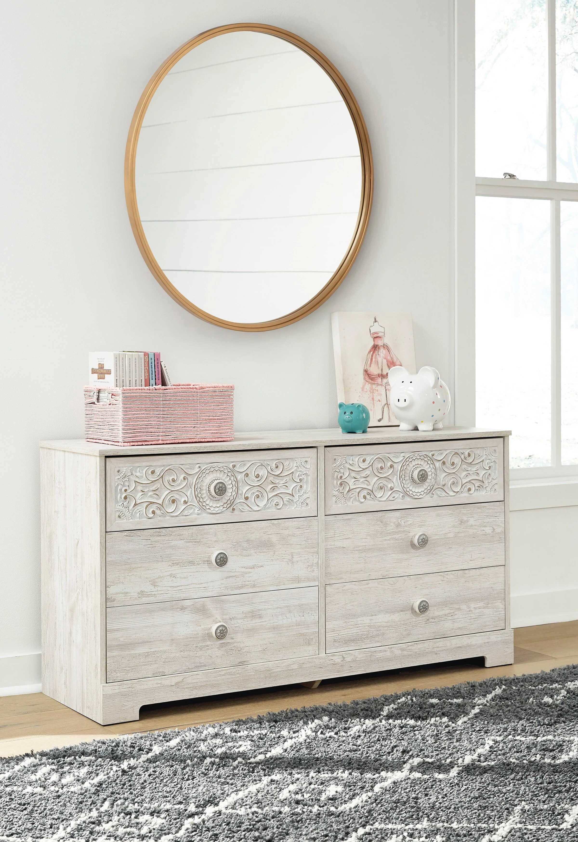 Ashley Paxberry 6 Drawer 60" Dresser