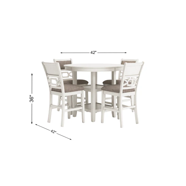 Erinberg 5-Piece Counter Dining Set
