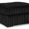 Midnight-Madness Oversized Accent Ottoman