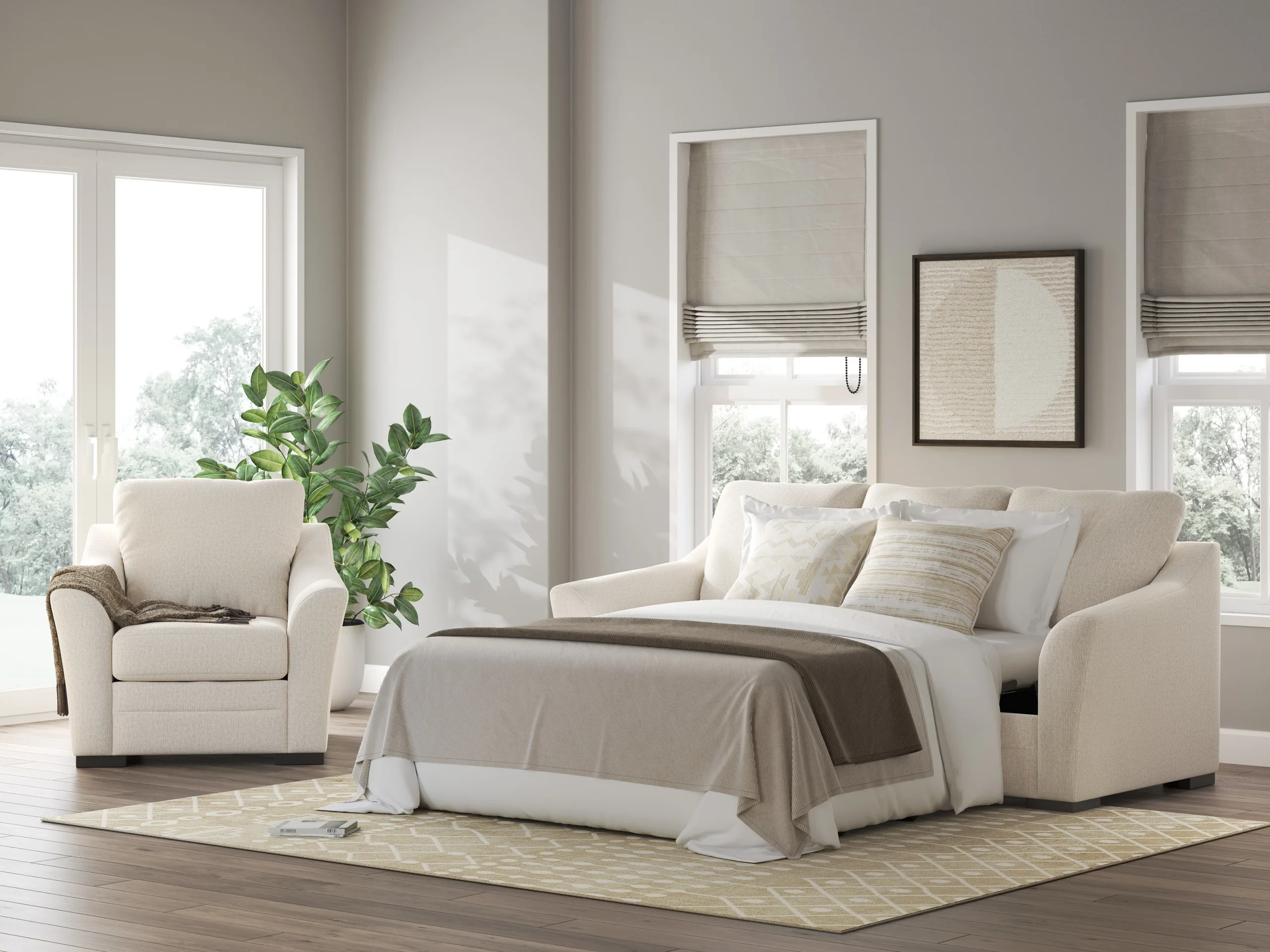 Lango Queen Sofa Sleeper Chaise