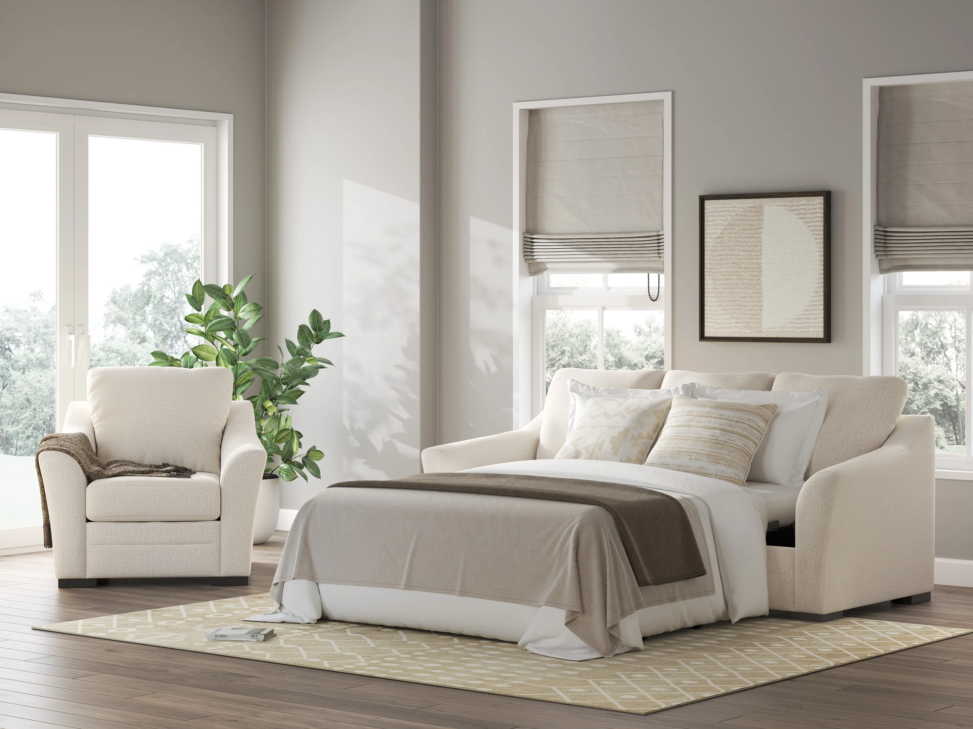 Lango Queen Sofa Sleeper Chaise