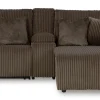 Top Tier Right Facing 3-Piece Reclining Sectional Sofa with Chaise