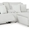 Top Tier Right Facing 3-Piece Reclining Sectional Sofa with Chaise