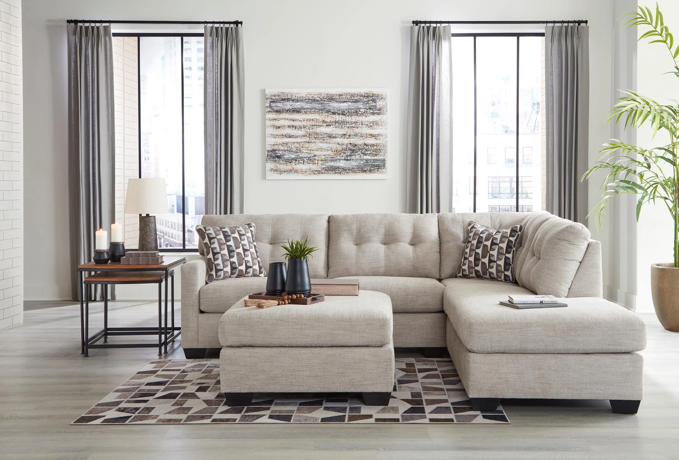 Mahoney Oversized Accent Ottoman