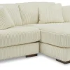 Lindyn 2-Piece Ivory Sectional with Chaise