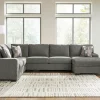 Newellen 3-Piece Right-Facing Sectional with Chaise