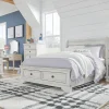 Robbinsdale Sleigh Bed with 2 Storage Drawers