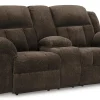 Frohn Reclining Console Loveseat