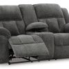 Frohn Reclining Console Loveseat