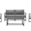 Holden 4-Piece Outdoor Patio Chat Set