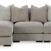 Aslan Court 3-Piece Sofa Sectional with Chaise