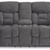 Foreside Reclining Console Loveseat