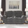 Foreside Reclining Console Loveseat