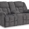 Foreside Reclining Console Loveseat