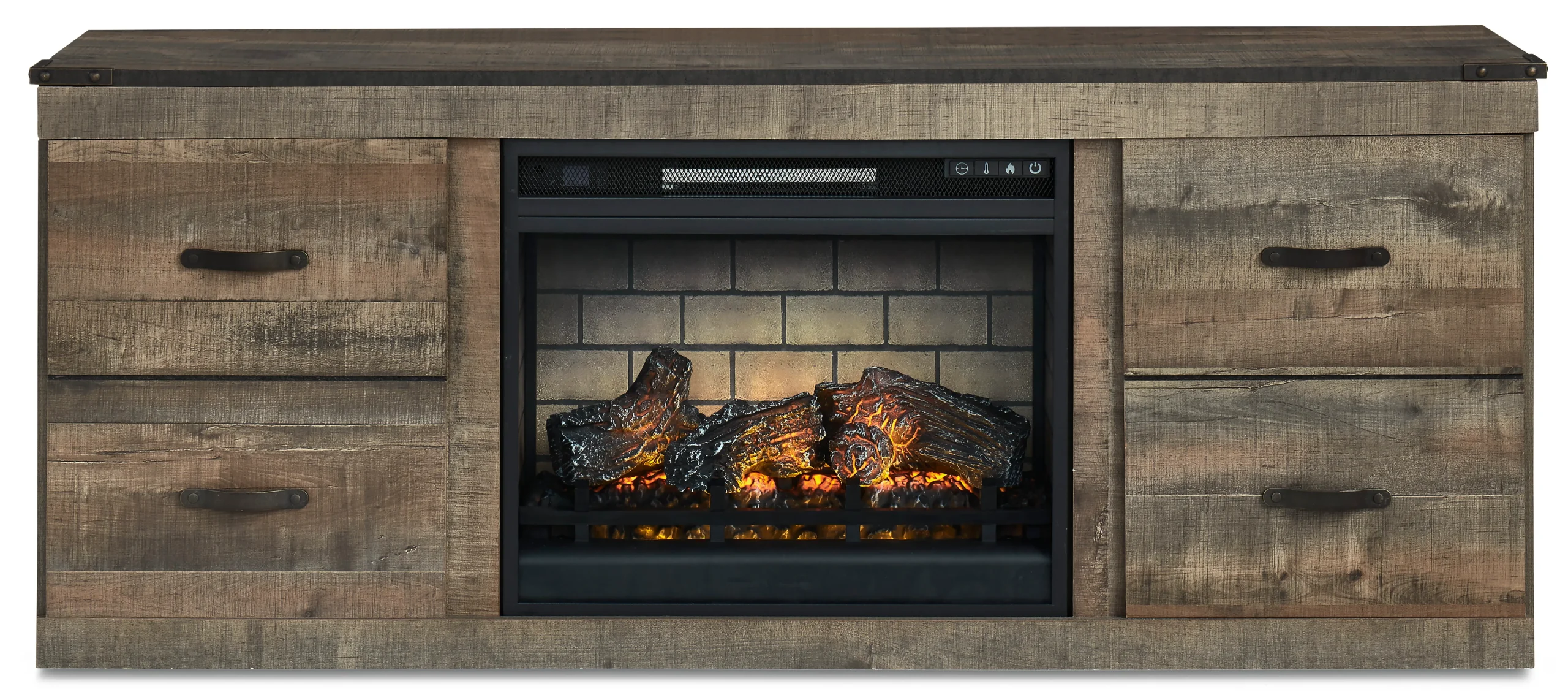 Trinell TV Stand with Electric Fireplace