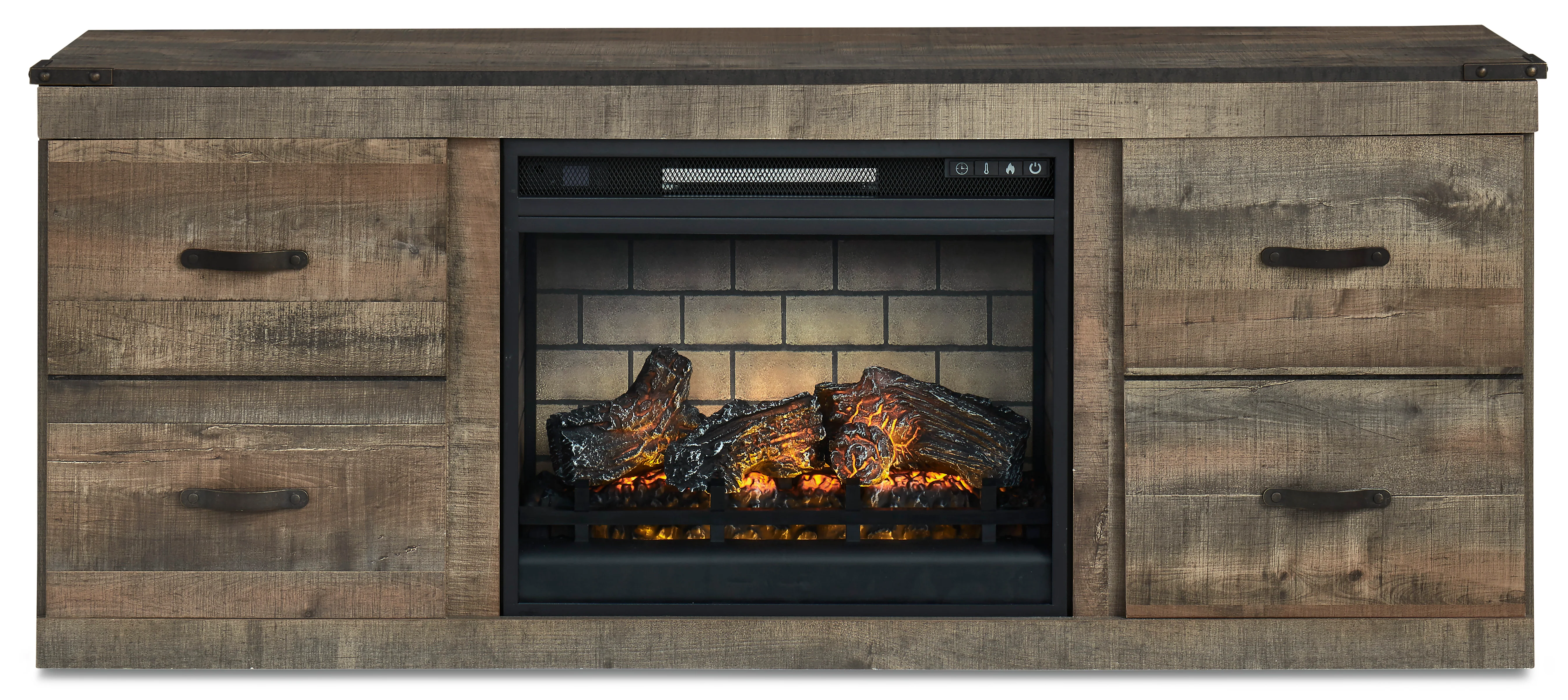 Trinell TV Stand with Electric Fireplace