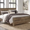 Trinell Panel Bed
