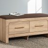 Hollymount Upholstered Bedroom Storage Bench