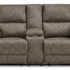 Laresview Reclining Console Loveseat