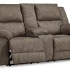 Laresview Reclining Console Loveseat